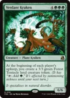 Verdant Kraken (foil) - Reality Fracture