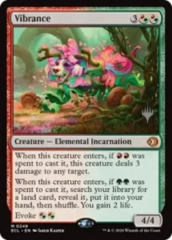 Vibrance (foil) - Lorwyn Eclipsed Planeswalker Stamped