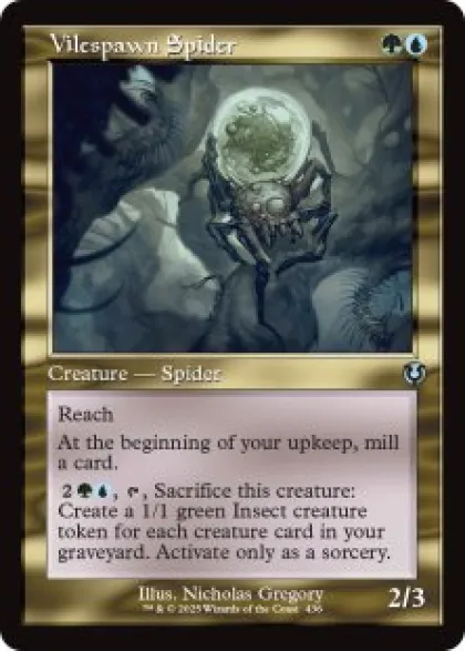 Vilespawn Spider (showcase) - Innistrad Remastered Varianten