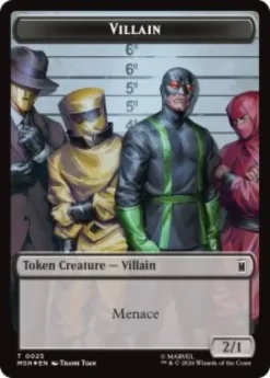 Villain token (#25) (surge foil) (2/1) - Marvel Super Heroes