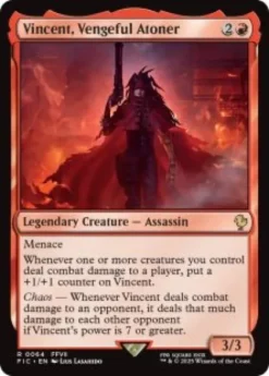 Vincent, Vengeful Atoner (surge foil) - Final Fantasy Commander