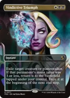 Vindictive Triumph (foil) (borderless) - Reality Fracture Varianten