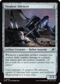 Virulent Silencer (foil) - Edge of Eternities