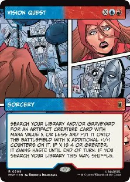 Vision Quest (borderless) - Marvel Super Heroes Varianten