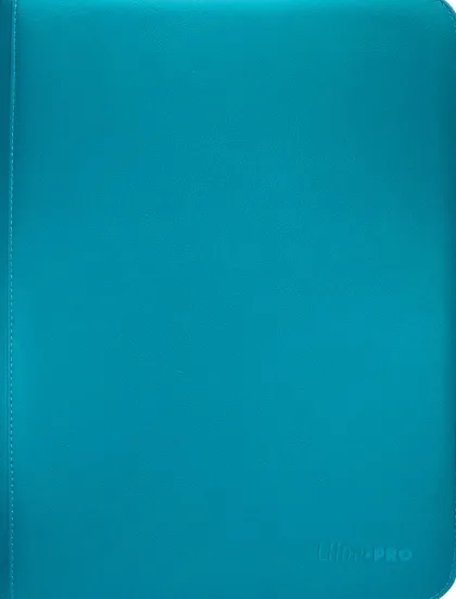 Vivid 9 Pocket Zippered Pro Binder - Teal