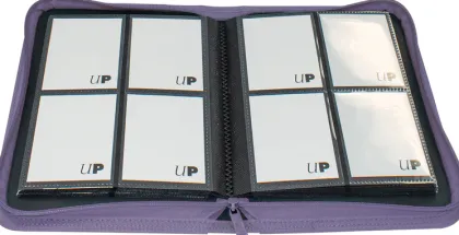 Vivid 4 Pocket Zippered Pro Binder - Purple