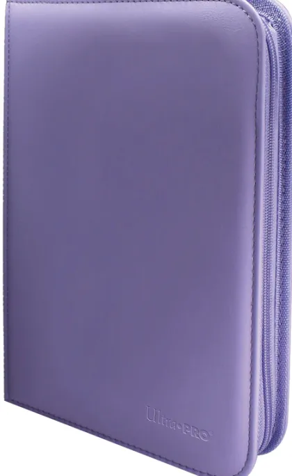 Vivid 4 Pocket Zippered Pro Binder - Purple