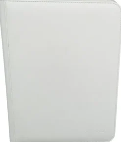 Vivid 9 Pocket Zippered Pro Binder - White