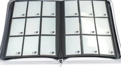Vivid 9 Pocket Zippered Pro Binder - White