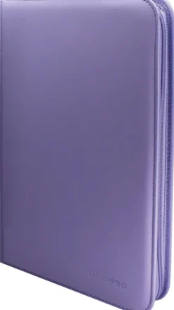 Vivid 9 Pocket Zippered Pro Binder - Purple