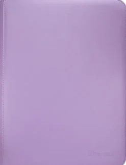 Vivid 9 Pocket Zippered Pro Binder - Purple