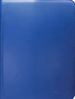 Vivid 9 Pocket Zippered Pro Binder - Blue