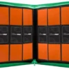 Vivid Pro 12 Pocket Zippered Binder: Green