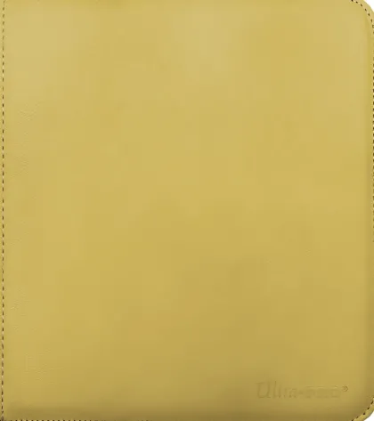 Vivid Pro 12 Pocket Zippered Binder: Yellow