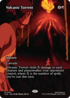Volcanic Torrent (borderless) - Avatar: The Last Airbender Eternal Varianten