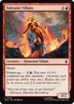 Volcanic Villain (foil) - Marvel Super Heroes