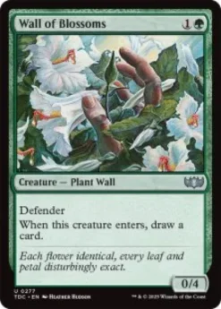 Wall of Blossoms - Tarkir: Dragonstorm Commander