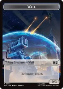 Wall token (#03) (0/3) - Marvel Super Heroes Commander