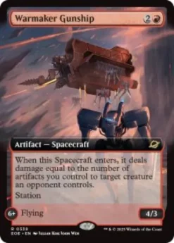 Warmaker Gunship (extended art) - Edge of Eternities Varianten