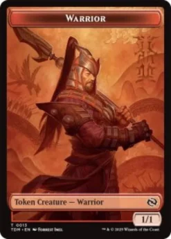 Warrior token (foil) (1/1) - Tarkir: Dragonstorm