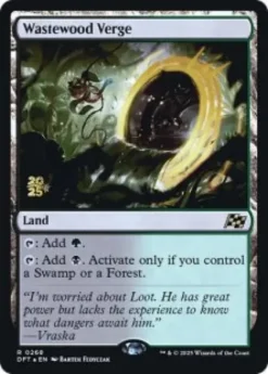 Wastewood Verge (foil) - Aetherdrift Prerelease Promo's