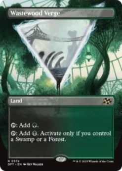 Wastewood Verge (#374) (foil) (borderless) - Aetherdrift Varianten