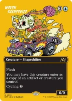 Waxen Shapethief (#535) (first-place foil) (borderless) - Aetherdrift First-Place Box Toppers
