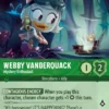 Webby Vanderquack, Mystery Enthusiast (foil) (borderless) - Whispers in the Well