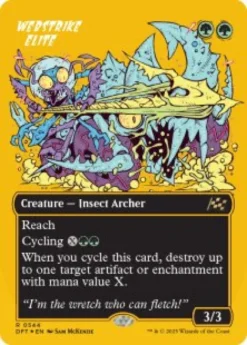 Webstrike Elite (#544) (first-place foil) (borderless) - Aetherdrift First-Place Box Toppers