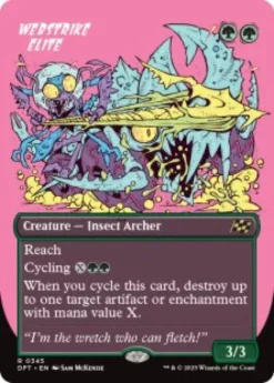 Webstrike Elite (#345) (foil) (borderless) - Aetherdrift Varianten
