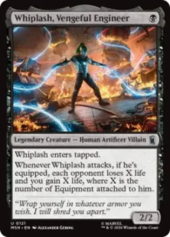 Whiplash, Vengeful Engineer (foil) - Marvel Super Heroes