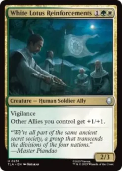 White Lotus Reinforcements (foil) - Avatar: The Last Airbender