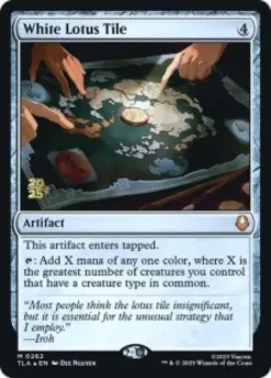 White Lotus Tile (foil) - Avatar: The Last Airbender Prerelease Promo's