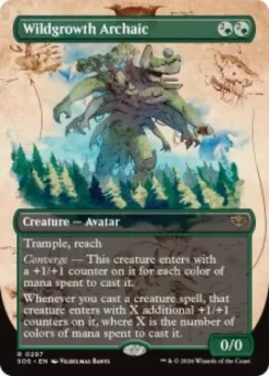 Wildgrowth Archaic (foil) (borderless) - Secrets of Strixhaven Varianten