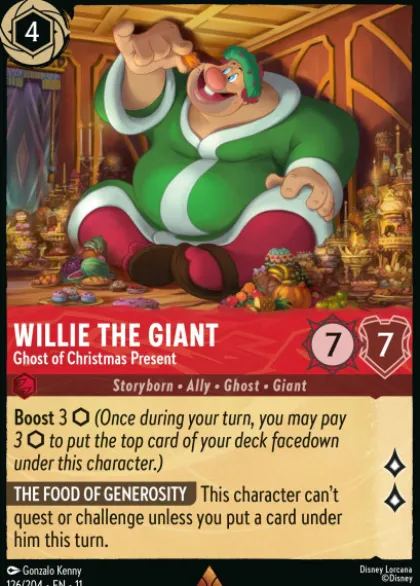 Willie the Giant, Ghost of Christmas Present (foil) - Winterspell