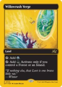 Willowrush Verge (#506) (first-place foil) - Aetherdrift First-Place Box Toppers