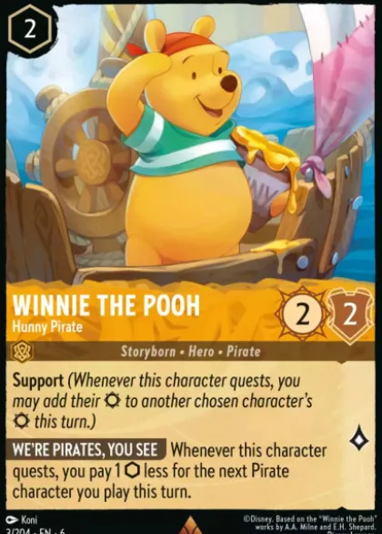 Winnie the Pooh, Hunny Pirate - Azurite Sea