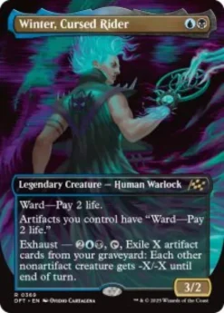 Winter, Cursed Rider (#369) (borderless) - Aetherdrift Varianten