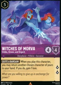 Witches of Morva, Orddu, Orwen, and Orgoch (foil) - Winterspell