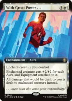 With Great Power . . . (foil) (extended art) - Marvel's Spider-Man Varianten