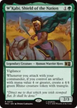 W'Kabi, Shield of the Nation (surge foil) - Marvel Super Heroes Commander