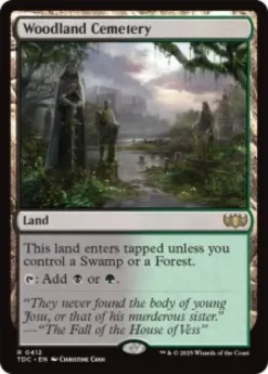 Woodland Cemetery - Tarkir: Dragonstorm Commander