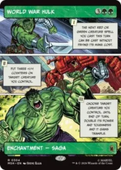 World War Hulk (foil) (borderless) - Marvel Super Heroes Varianten