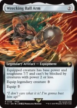 Wrecking Ball Arm (foil) (extended art) - Final Fantasy Commander Varianten