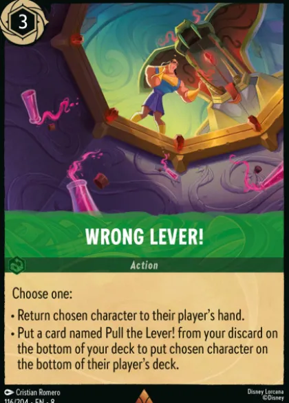 Wrong Lever! (foil) - Reign of Jafar