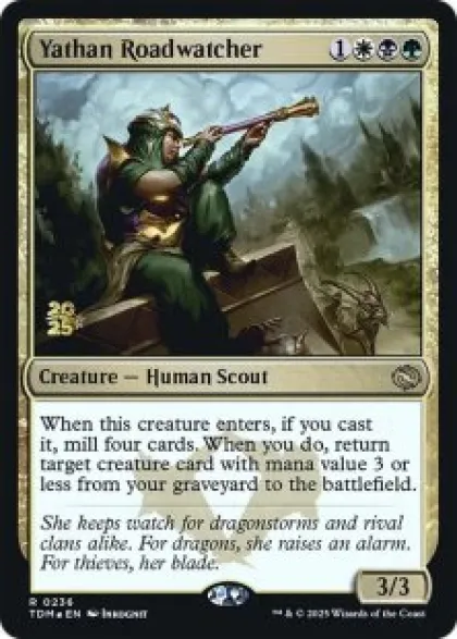 Yathan Roadwatcher (foil) - Tarkir: Dragonstorm Prerelease Promo's