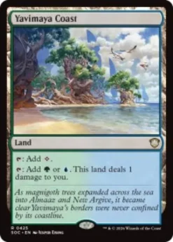 Yavimaya Coast - Secrets of Strixhaven Commander