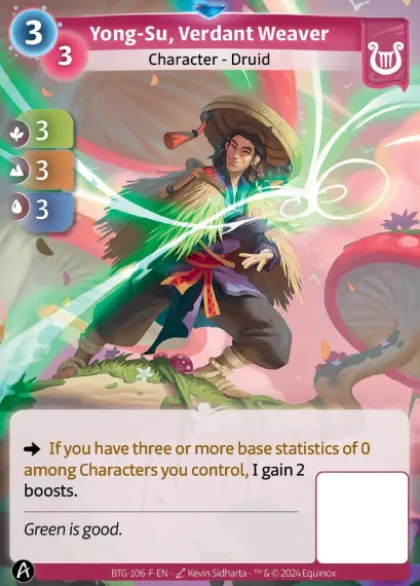 Yong-Su, Verdant Weaver (F) - Altered Kickstarter