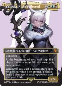Y'shtola, Night's Blessed (#207) (foil) (borderless) - Final Fantasy Commander Varianten