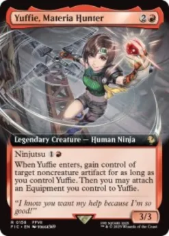 Yuffie, Materia Hunter (extended art) - Final Fantasy Commander Varianten